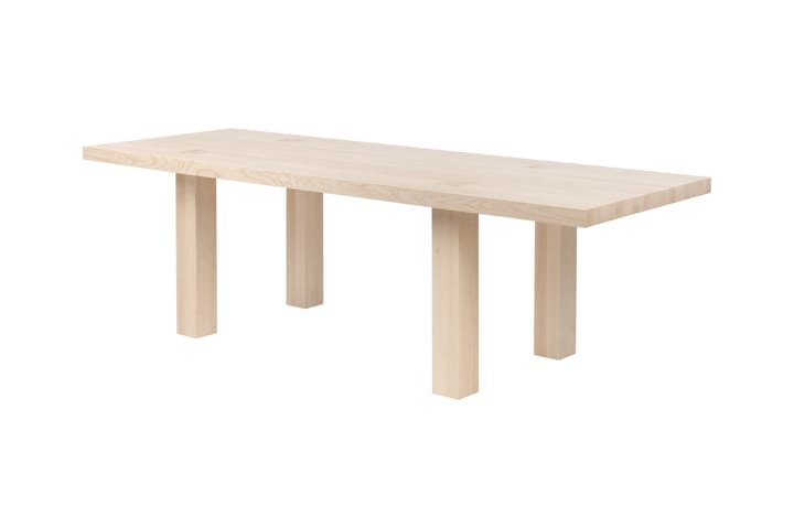 Tavolo da pranzo Max con panche 250 cm, Frassino Hem