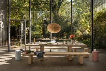 Tavolo da pranzo Max con panche 250 cm - Frassino - Hem