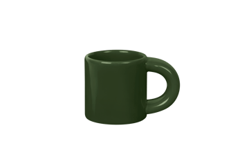 Tazzina da espresso Bronto 10 cl confezione da 4 - Green - Hem