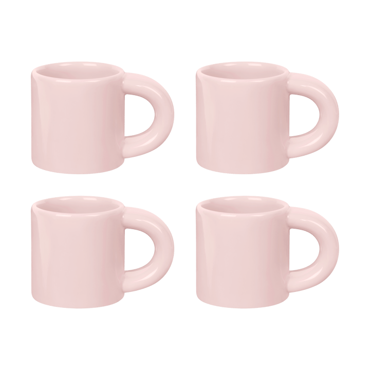 Tazzina da espresso Bronto 10 cl confezione da 4 - Pink - Hem