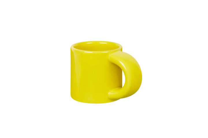 Tazzina da espresso Bronto 10 cl confezione da 4, Yellow Hem