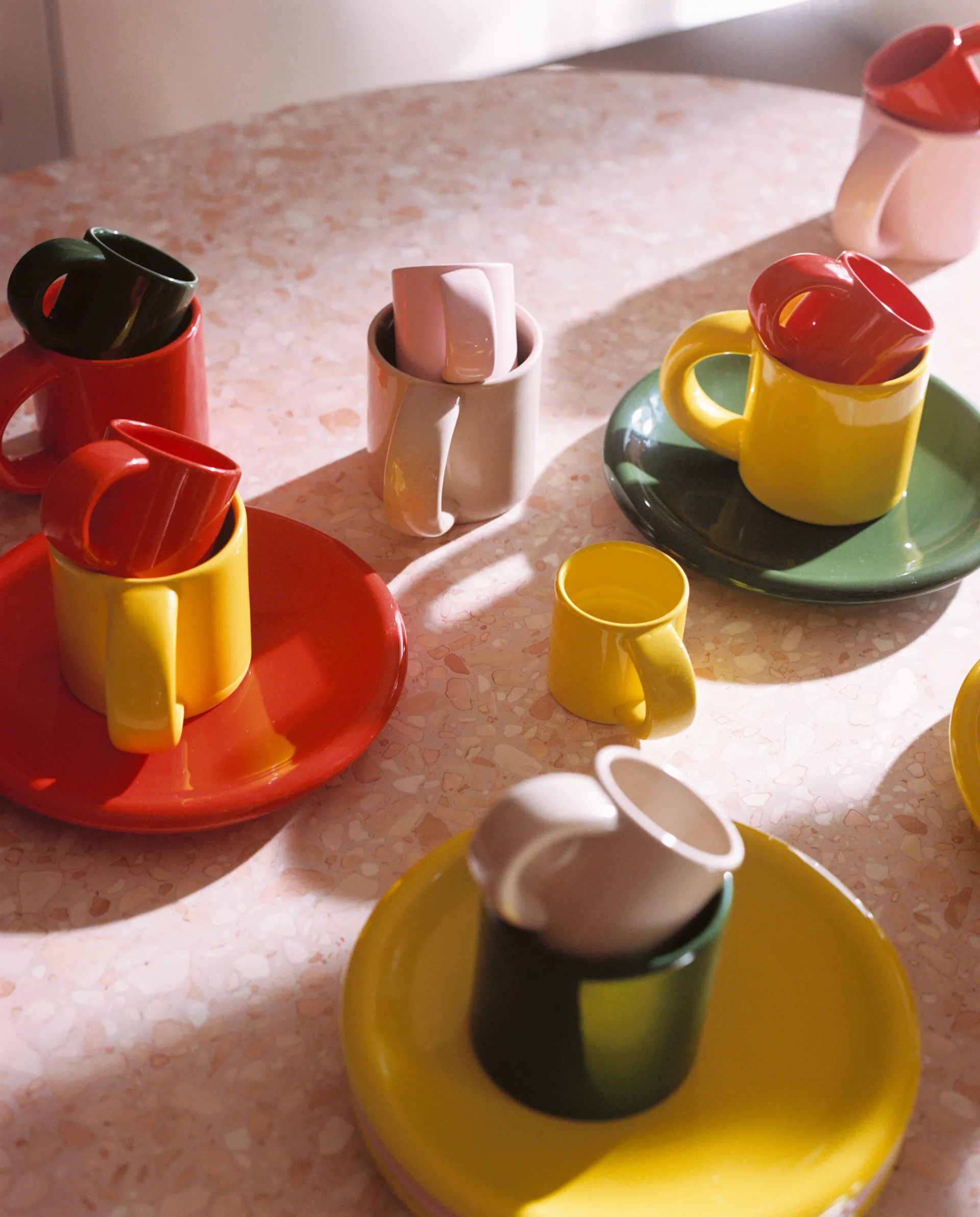 Tazzina da espresso Bronto 10 cl confezione da 4, Yellow Hem