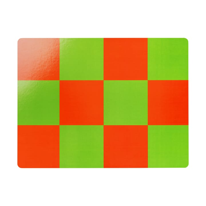 Tovaglietta Check 30x40 cm 2 pezzi - Red-green - Hem