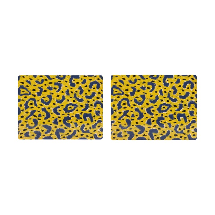 Tovaglietta Monster 30x40 cm 2 pezzi - Ochre yellow-grey-black - Hem