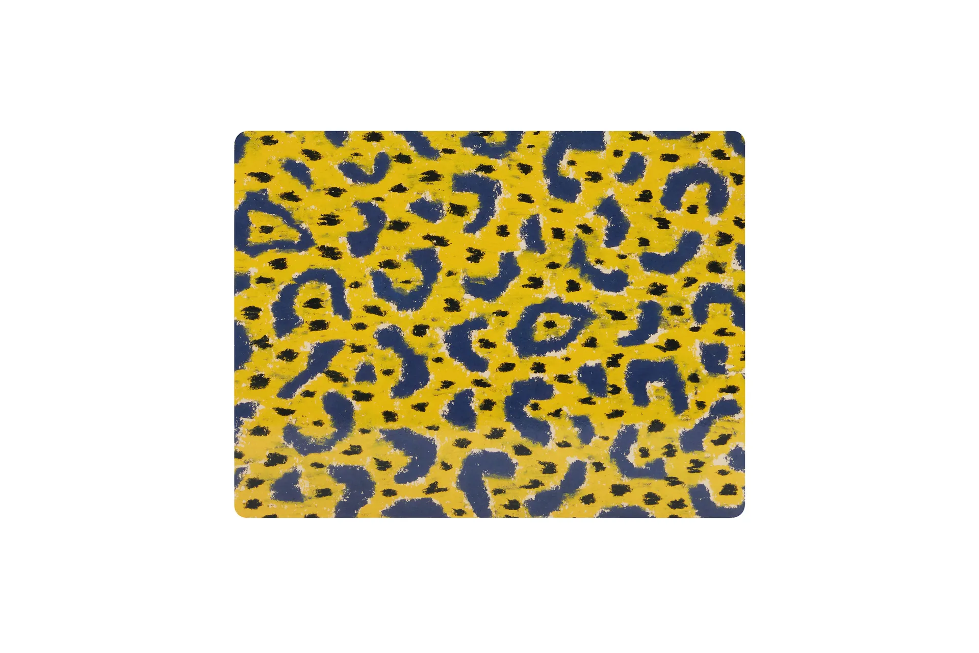 Tovaglietta Monster 30x40 cm 2 pezzi, Ochre yellow-grey-black Hem