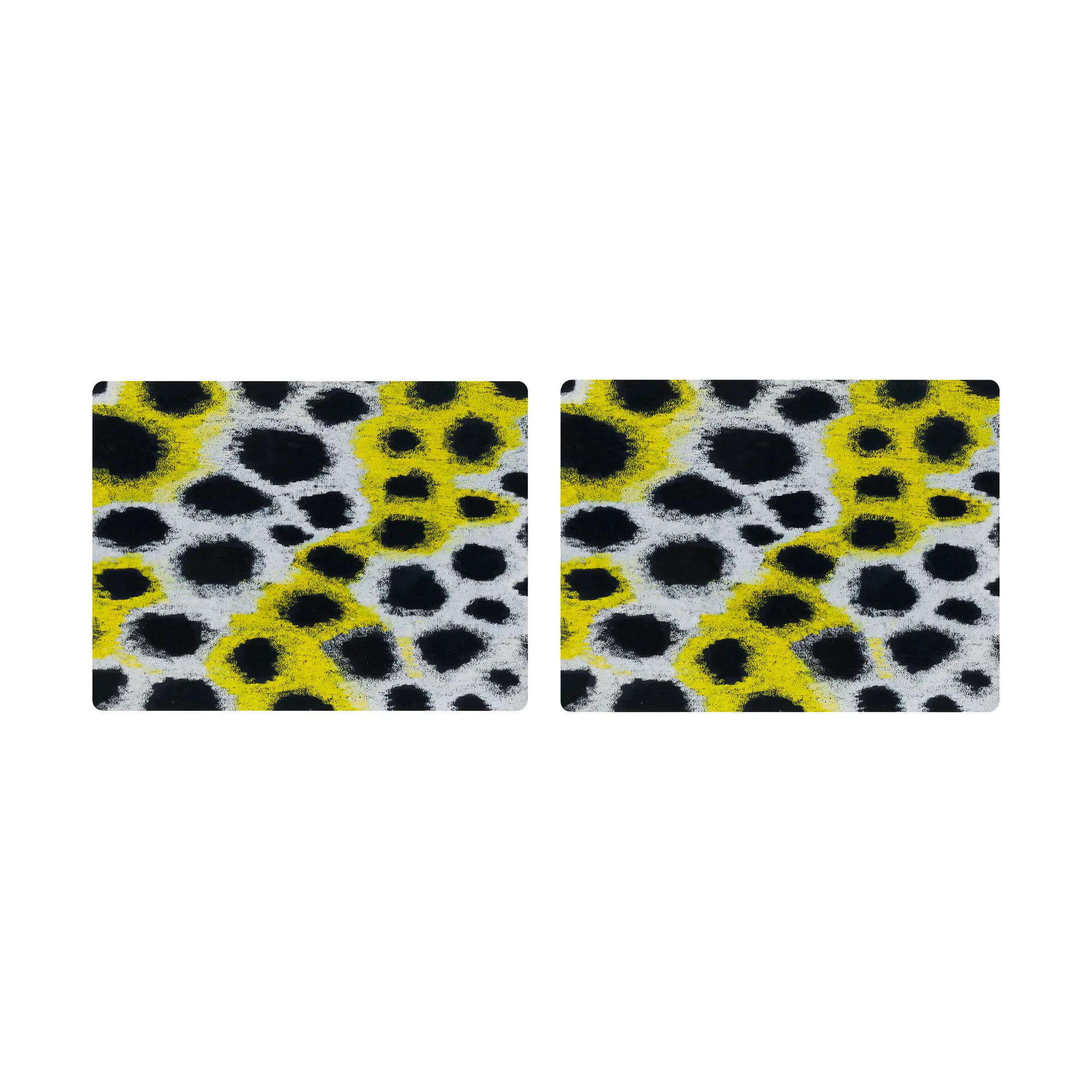 Tovaglietta Monster 30x40 cm 2 pezzi, White-yellow-black Hem