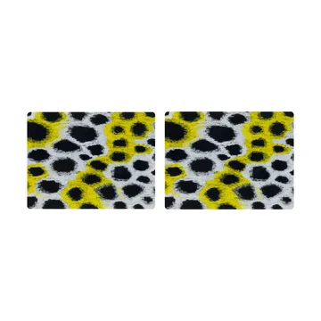 Tovaglietta Monster 30x40 cm 2 pezzi - White-yellow-black - Hem