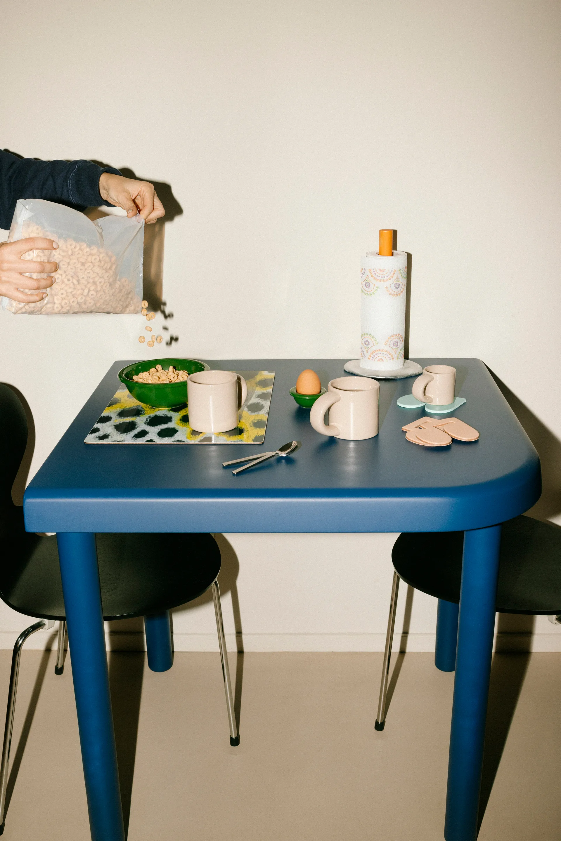 Tovaglietta Monster 30x40 cm 2 pezzi, White-yellow-black Hem