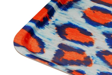 Vassoio Monster Medium 37x53 cm - Coral-white-ultramarine blue - Hem