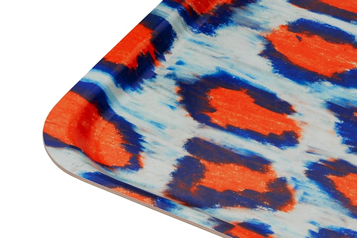 Vassoio Monster Medium 37x53 cm, Coral-white-ultramarine blue Hem