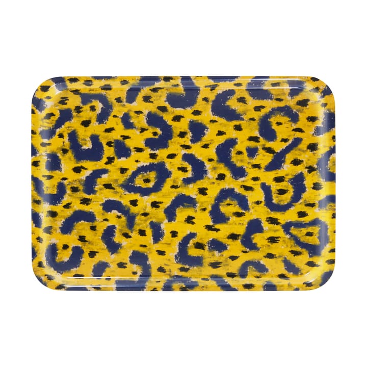 Vassoio Monster Medium 37x53 cm - Ochre yellow-grey-black - Hem