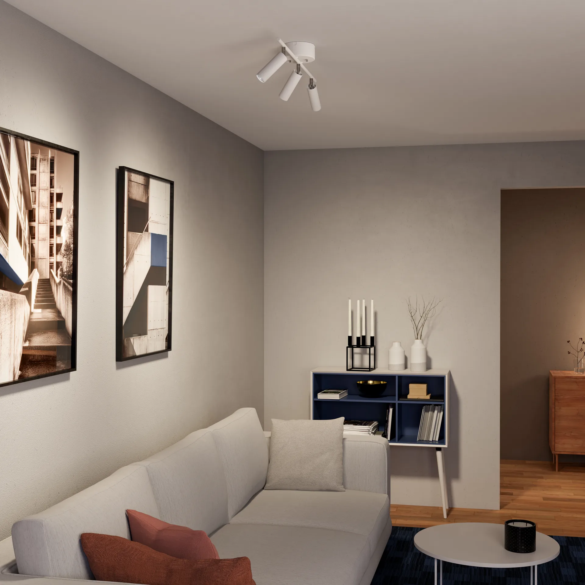 Binario 3 Pipeline, Bianco opaco Herstal