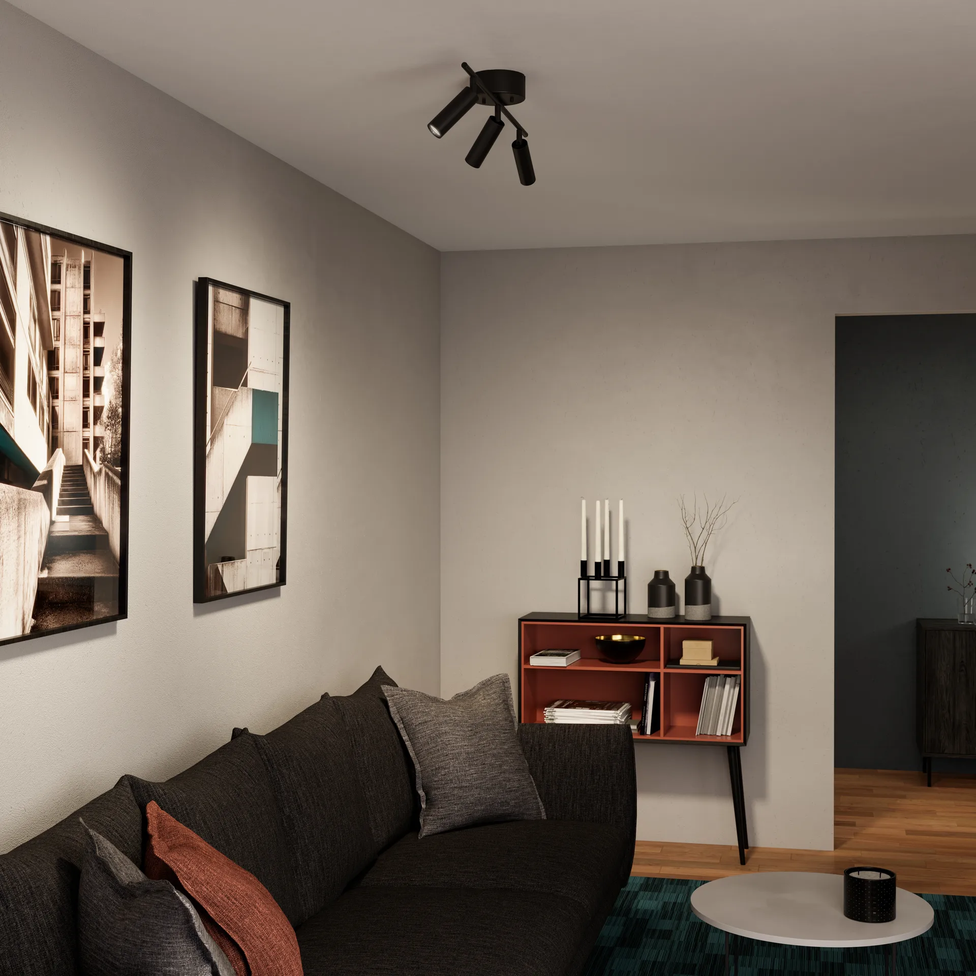 Binario 3 Pipeline, Nero opaco Herstal