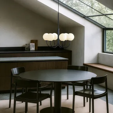 Candeliere Ballon - Nero, Ø60 cm - Herstal