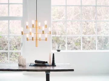 Candeliere Manola 12 - ottone satin - Herstal