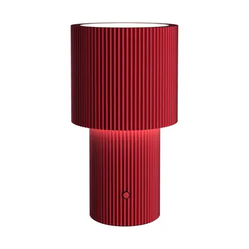 Iluma lampada da tavolo portatile - Rosso - Herstal