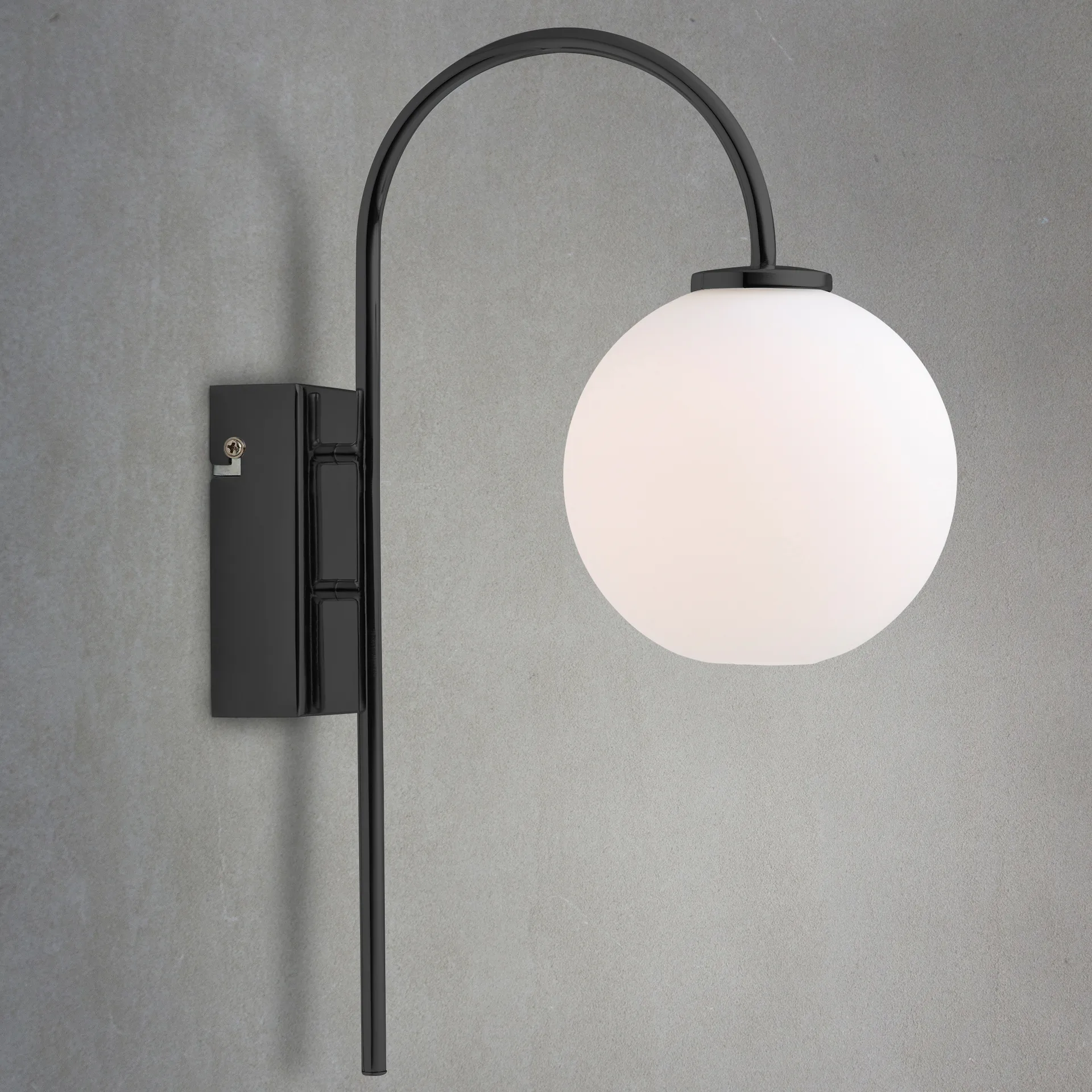 Lampada da parete Ballon, nero Herstal