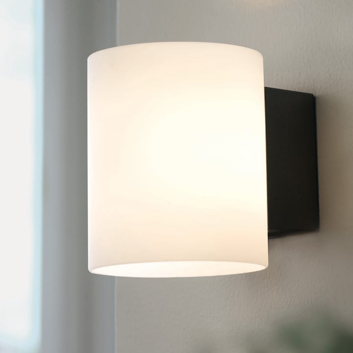 Lampada da parete grande Evoke - antracite-vetro bianco  - Herstal