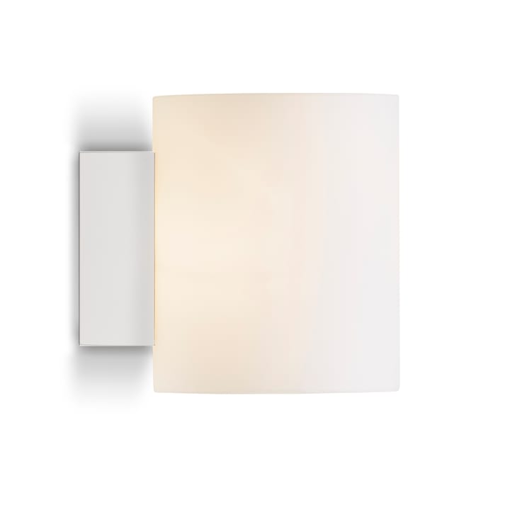 Lampada da parete piccola Evoke - bianco - vetro bianco - Herstal