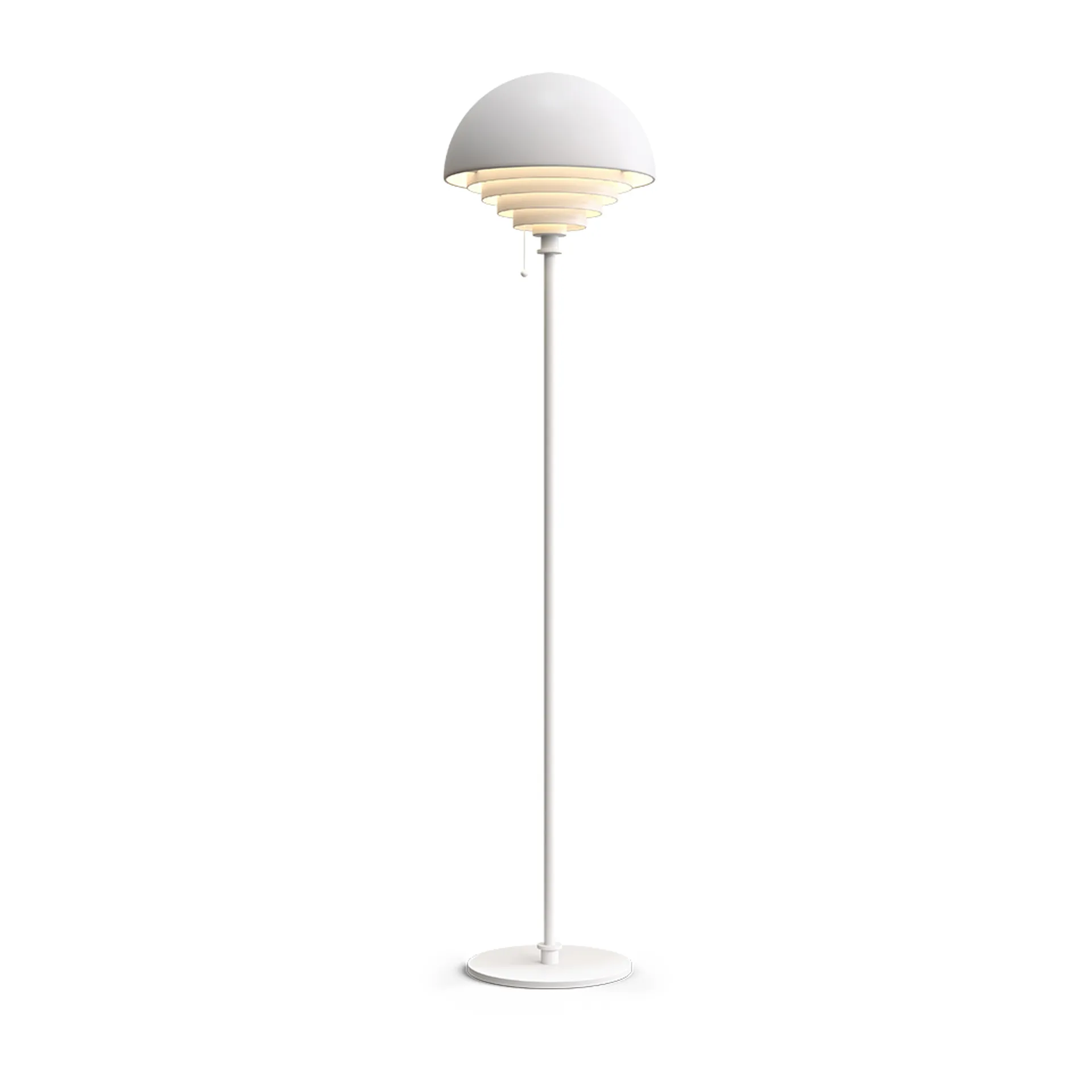 Lampada da pavimento Motown 150 cm, Bianco Herstal