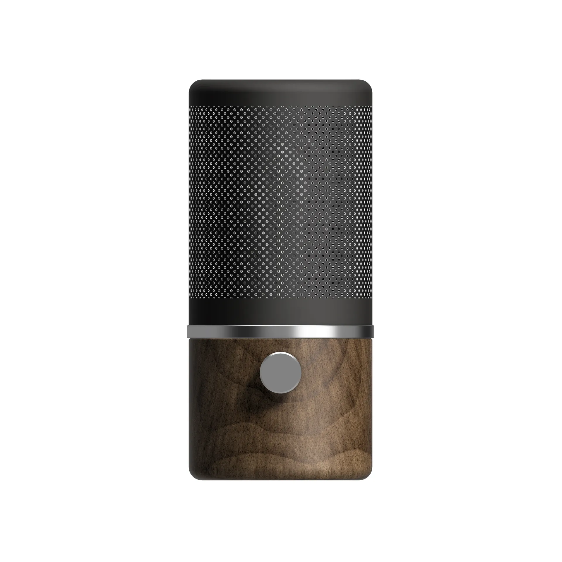 Lampada da tavolo Jazz 24 cm, Rovere scuro-nero opaco Herstal