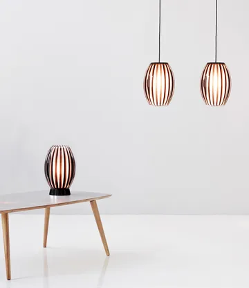 Lampada da tavolo Tentacle M 34 cm - Nero, tinta affumicata - Herstal