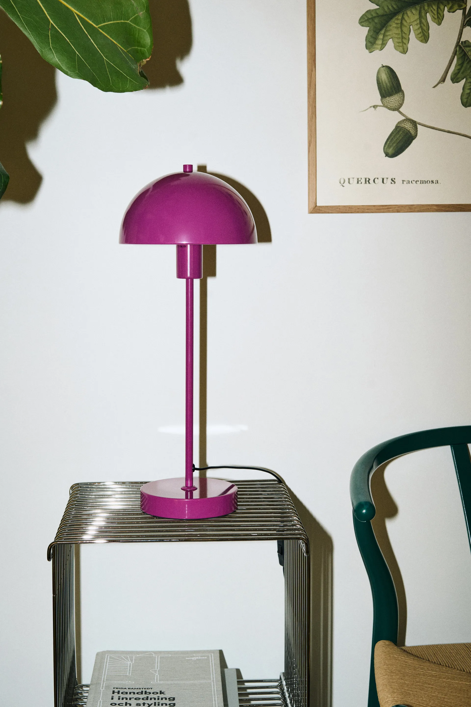 Lampada da tavolo Vienda, Dragon purple Herstal