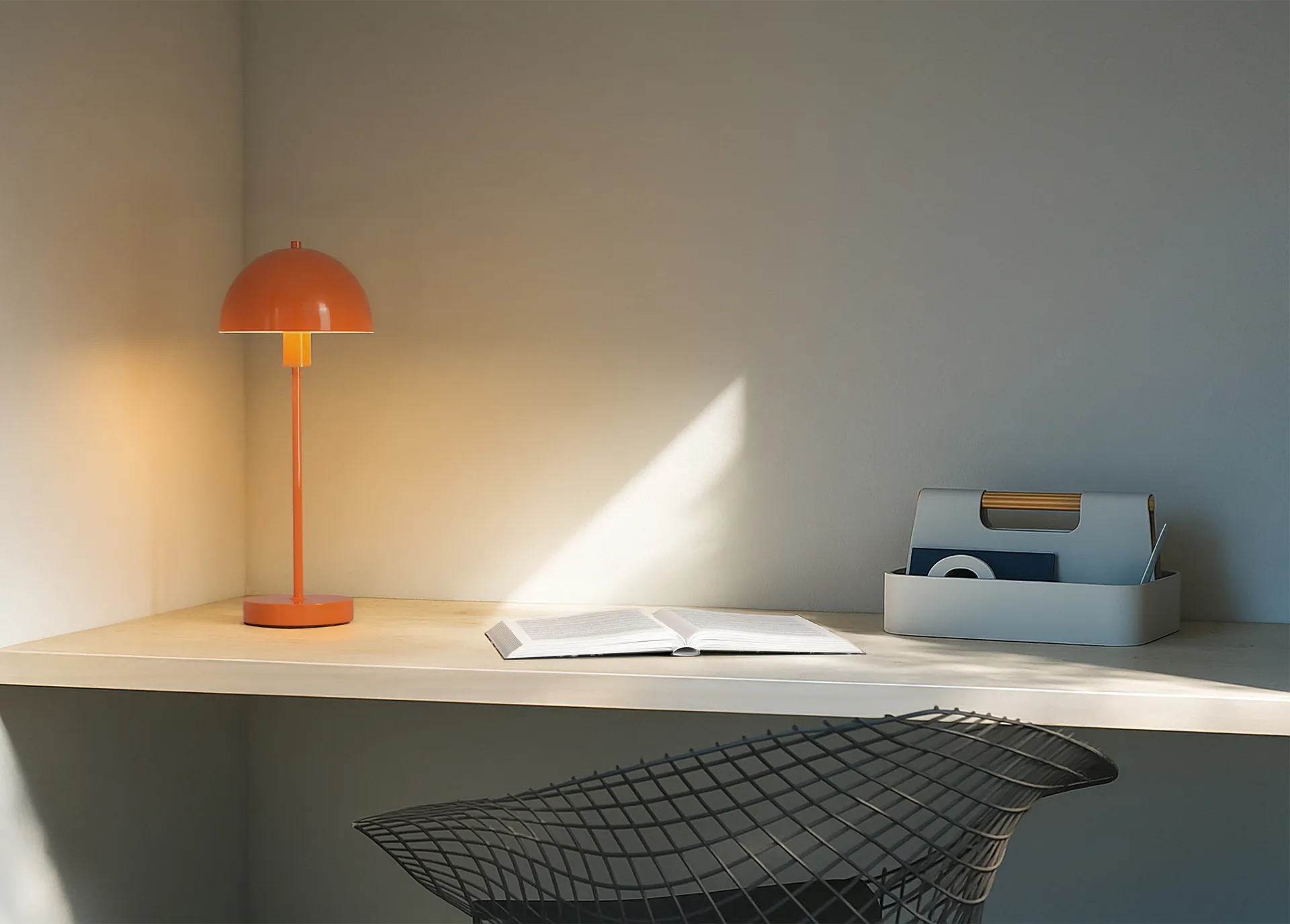 Lampada da tavolo Vienda, Mandarino Herstal