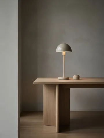 Lampada da tavolo Vienda - Putty grey - Herstal