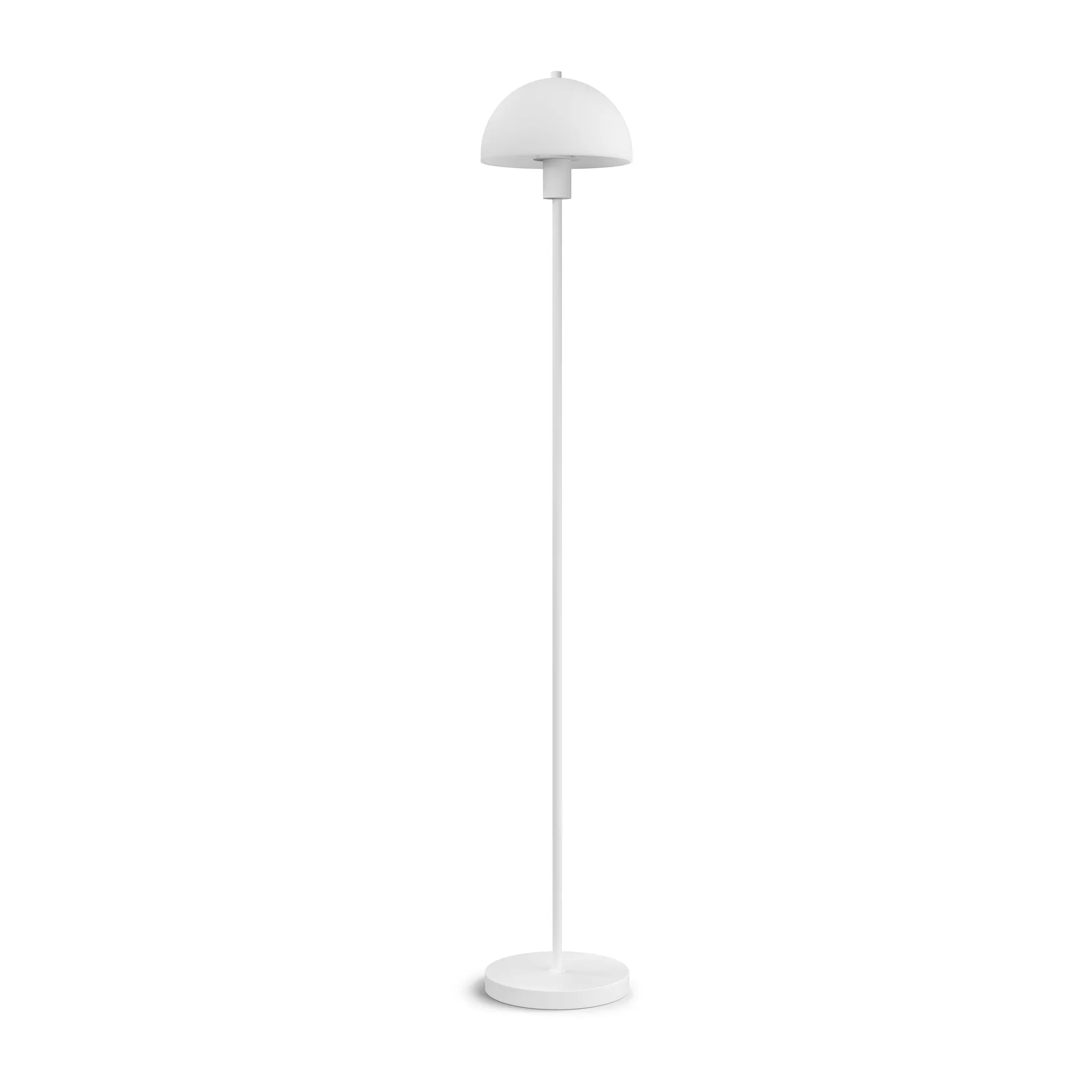 Lampada da terra Vienda, Vetro opalino bianco Herstal