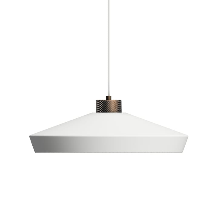 Lampadario Edge grande - Bianco opaco-bronzo - Herstal