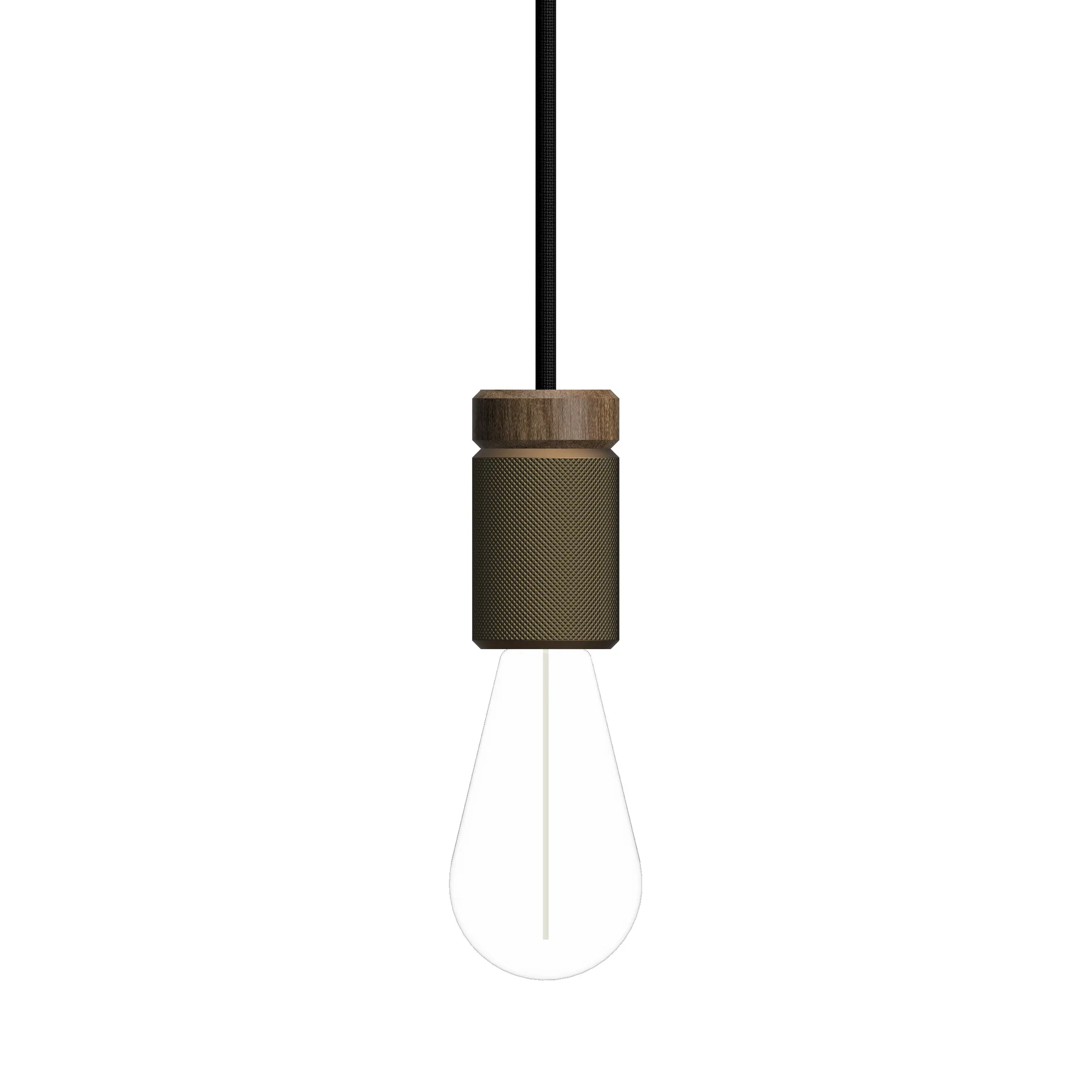 Lampadario Holder , Bronzo opaco Herstal