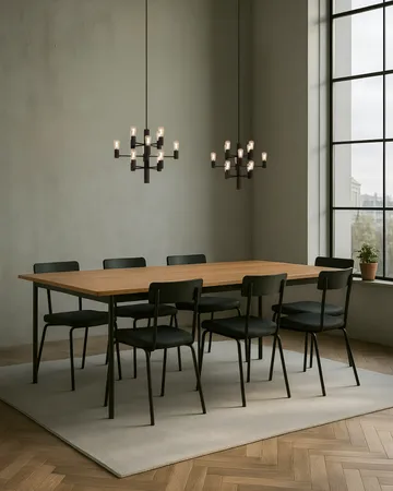 Lampadario Manola Mini 12 - Nero - Herstal