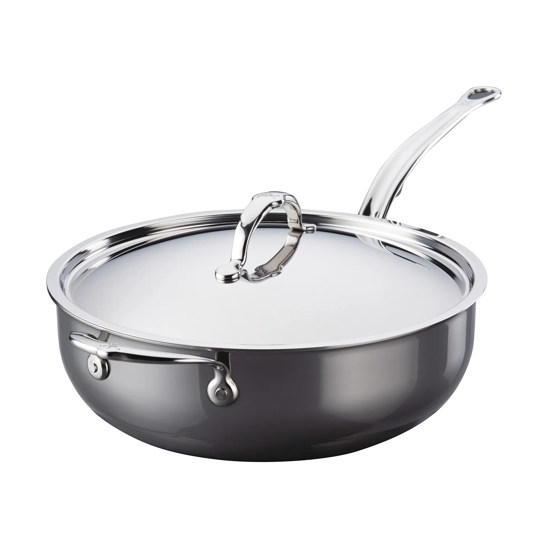 Casseruola con coperchio Hestan Nanobond 4,7 L, Acciaio inossidabile Hestan
