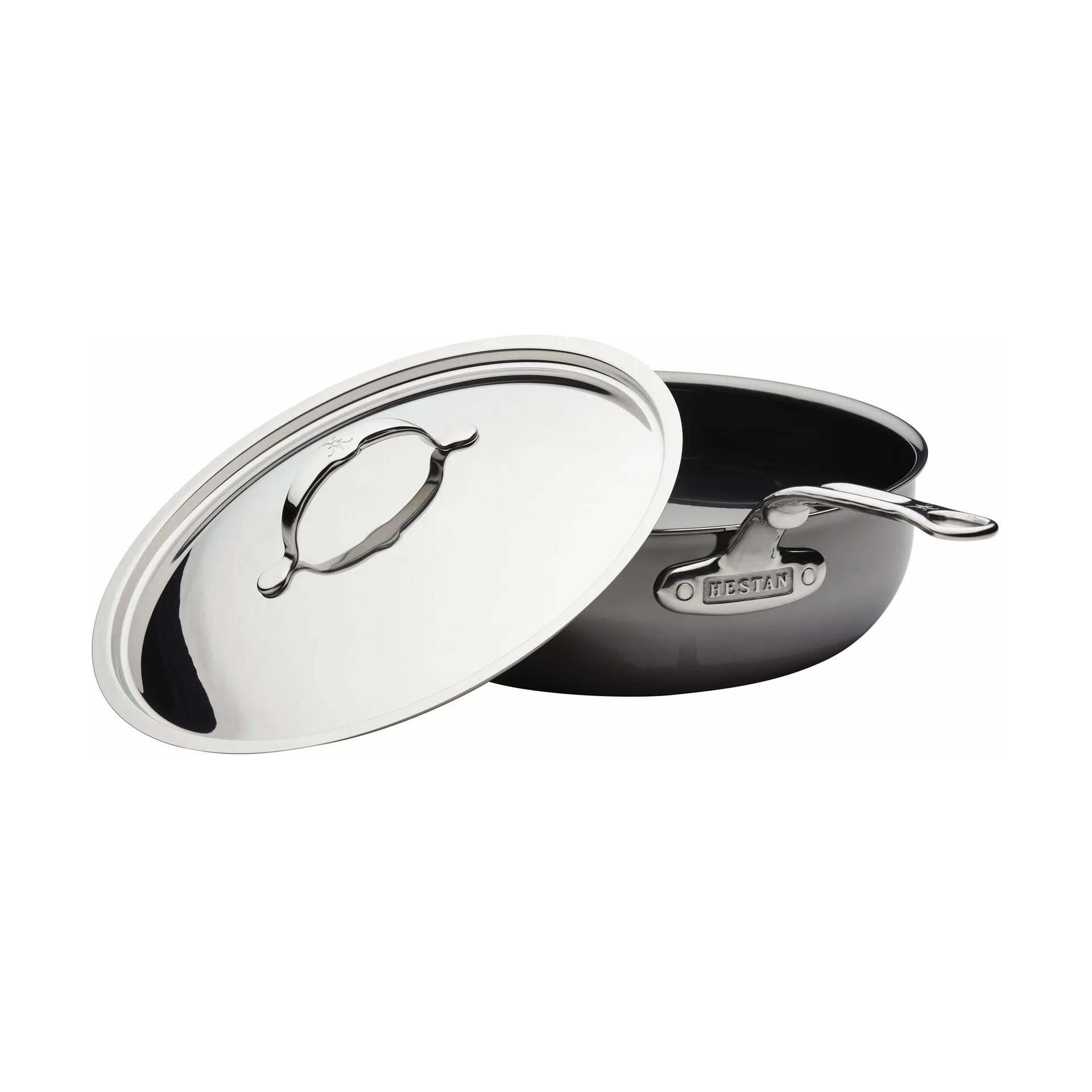 Casseruola con coperchio Hestan Nanobond 4,7 L, Acciaio inossidabile Hestan