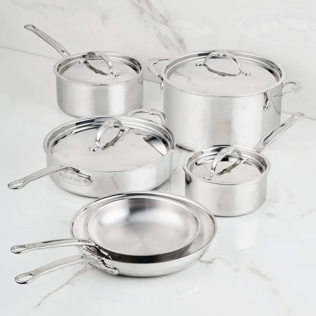 Hestan ProBond Luxe set di pentole e padelle, Acciaio inossidabile, 10 pezzi Hestan
