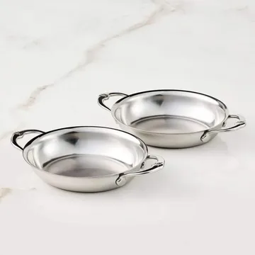 Hestan Provisions teglia da gratin ovale - Mini, aperto, 2 pezzi, 17 cm - Hestan