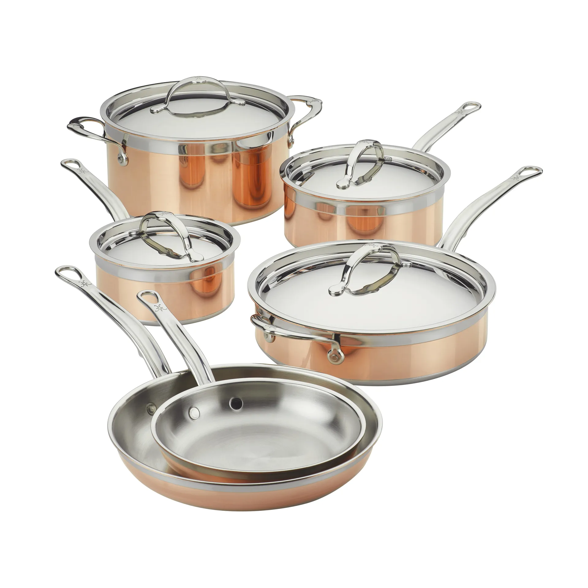 Set di pentole e padelle Hestan Copperbond, 10 pezzi Hestan