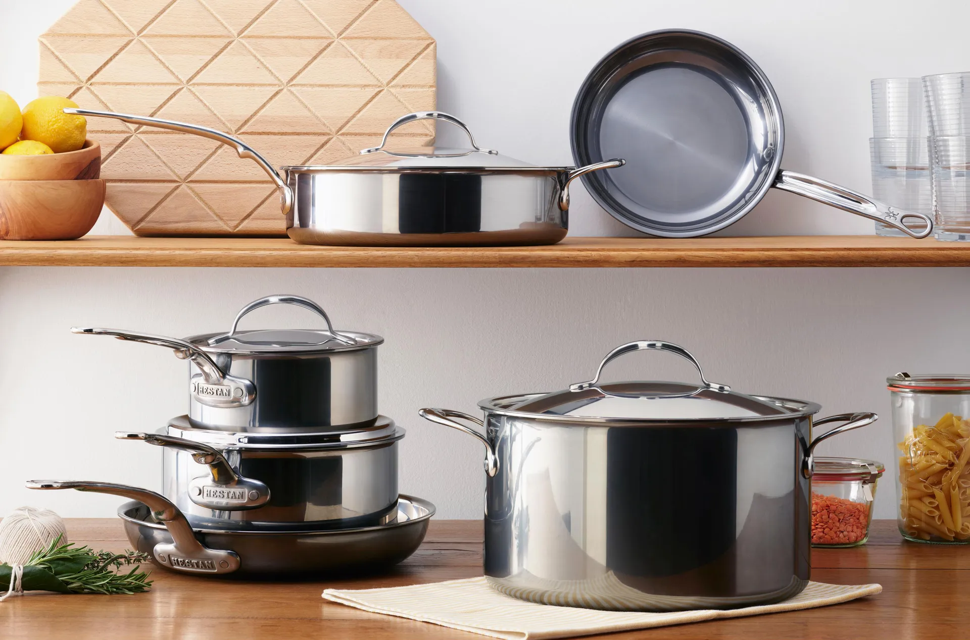 Set pentole e padelle Hestan Nanobond, 10 pezzi Hestan