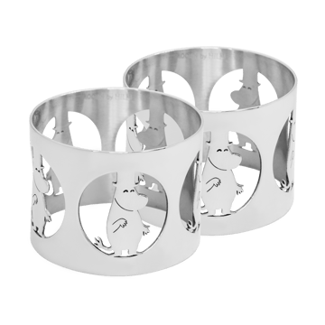 Anelli per tovaglioli Moominpappa Hilke X Mumin 2 pezzi - Ottone - Hilke Collection