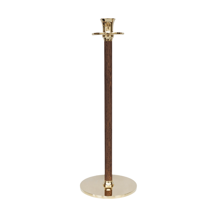 Candelabro Alto Basso 30 cm - Ottone - Hilke Collection