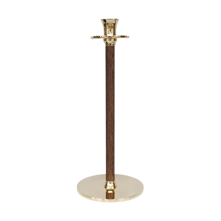 Candelabro Alto Basso 35 cm - Ottone - Hilke Collection