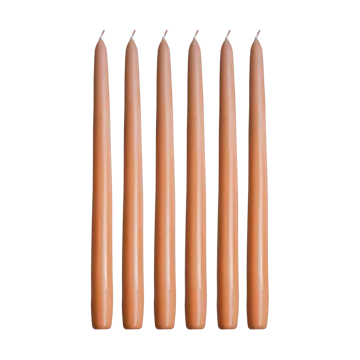 Candele Herrgårdsljus 30 cm confezione da 6 - Albicocca - Hilke Collection