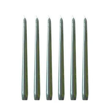 Candele Herrgårdsljus 30 cm confezione da 6 - Verde antico - Hilke Collection