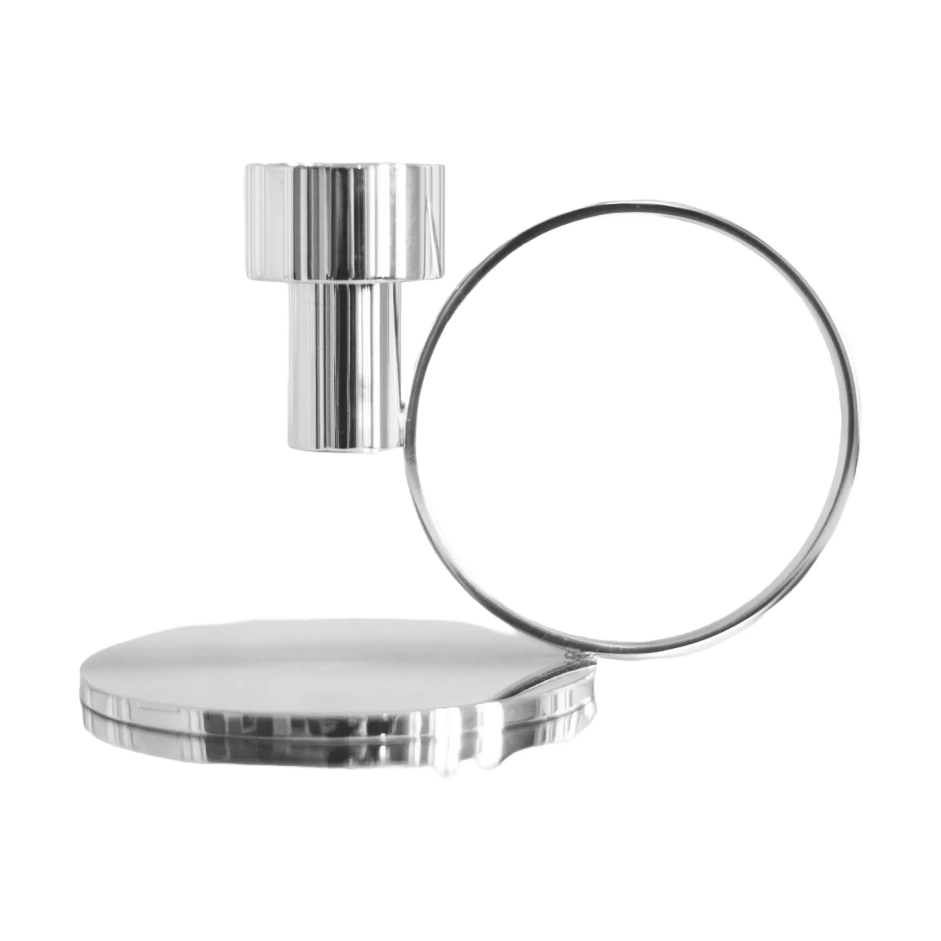 Candeliere Insieme, Ottone nichelato Hilke Collection