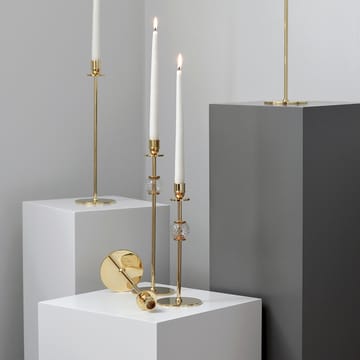 Candelieri Alba 30 cm - Ottone massiccio e vetro - Hilke Collection