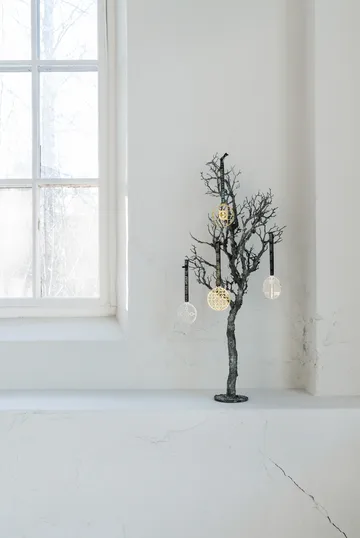 Decorazione per albero di Natale Piano - Ottone nichelato - Hilke Collection