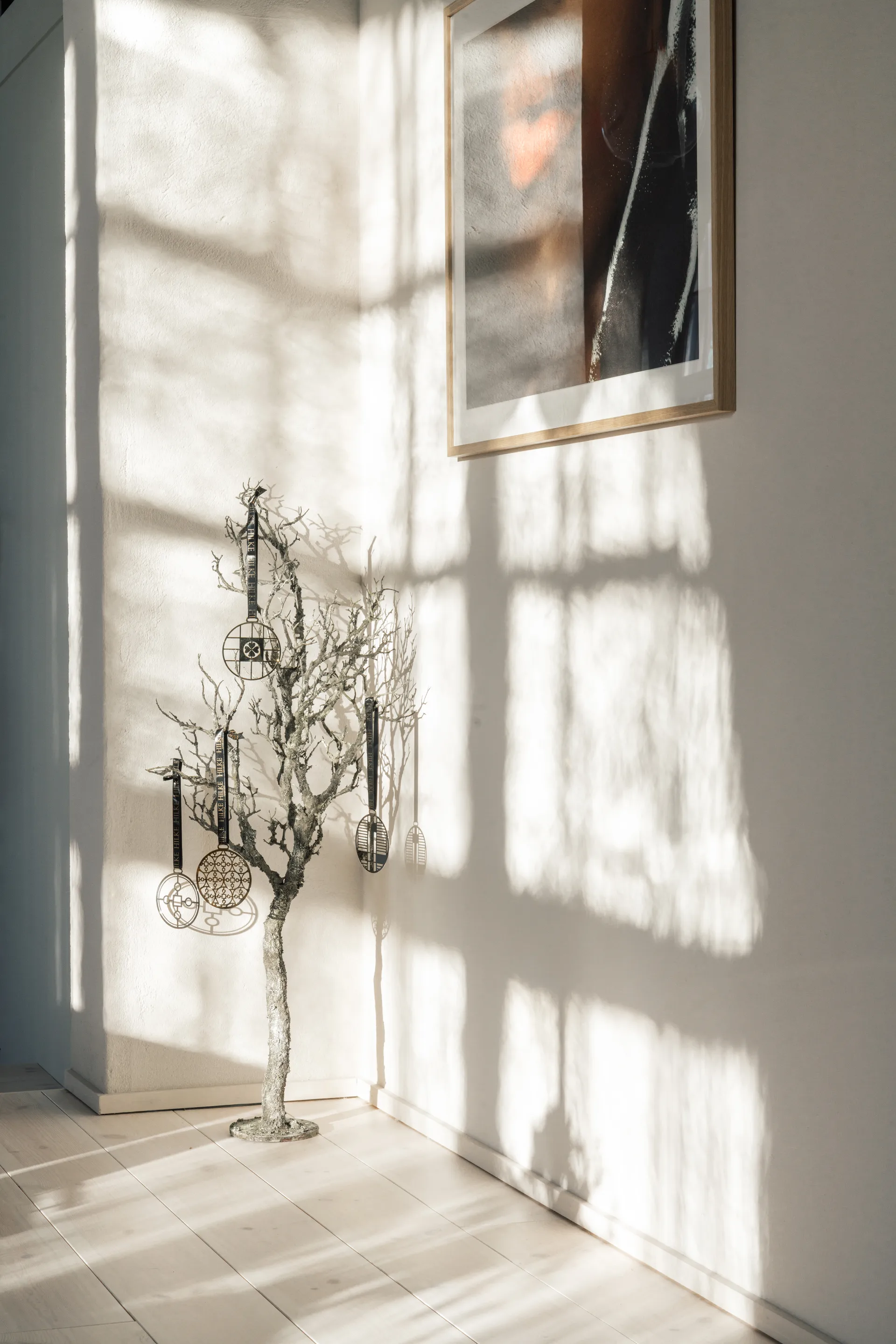 Decorazione per albero di Natale Piano, Ottone nichelato Hilke Collection