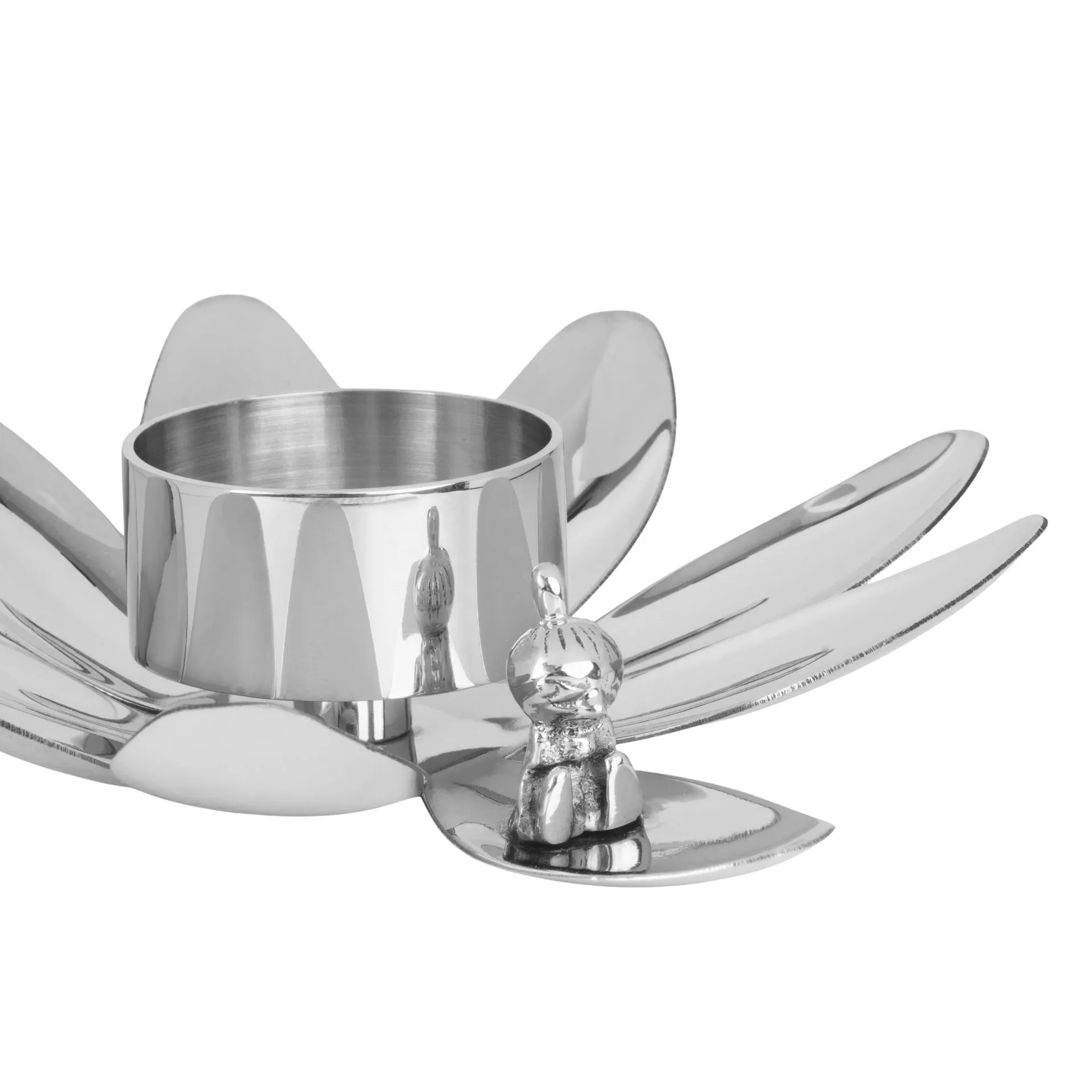 Portacandela Hilke X Mumin Lilla My , Ottone nichelato Hilke Collection