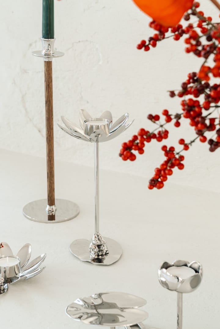 Portacandela Hilke X Mumin Lilla My , Ottone nichelato Hilke Collection